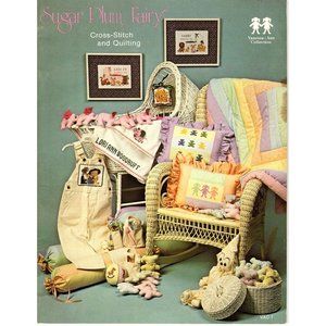 Vanessa-Ann Collection Sugar Plum Fairy Cross Stitch and Quilting Vintage 1981